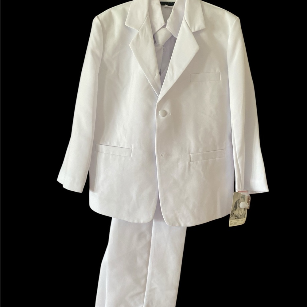 Men's White Suit Set
